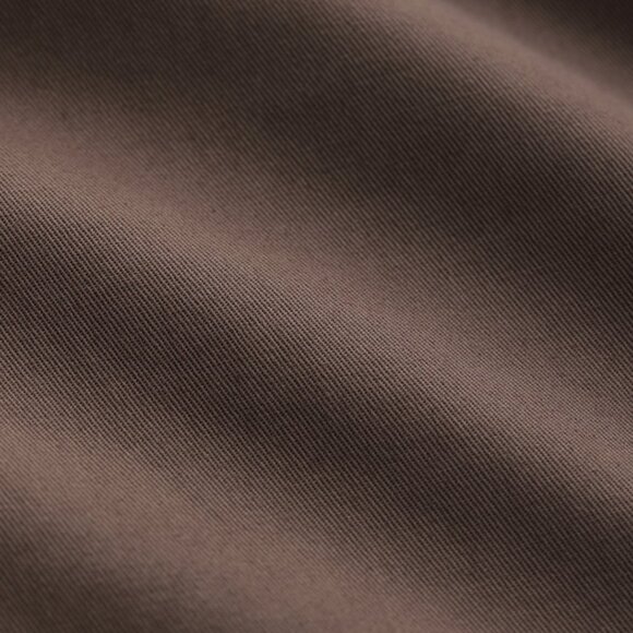 Deep Taupe Stretch Twill Wide Leg Pant - Picture 4 of 9